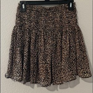 cheetah print skirt